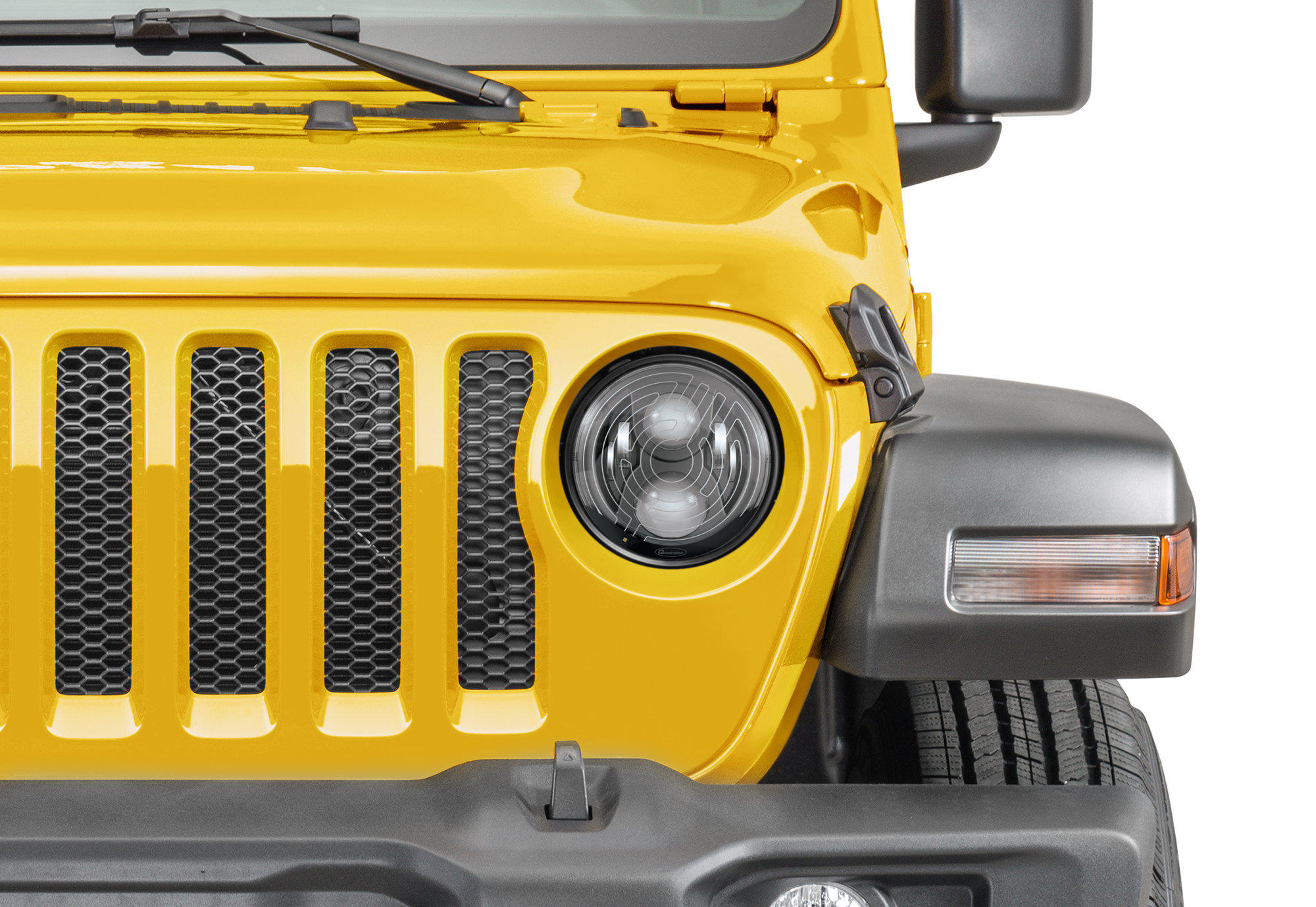 Quadratec Premium Heated LED Projector Beam Headlights for 1822 Jeep